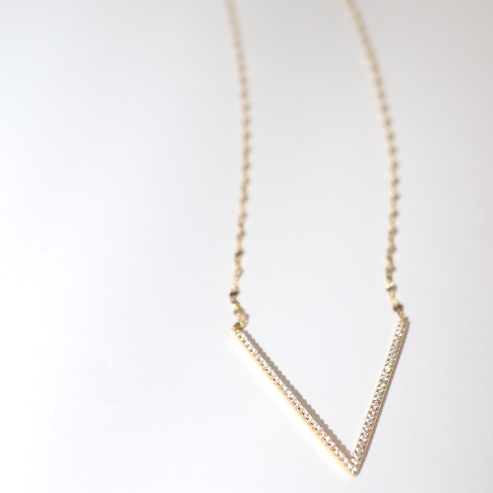 V Shape Necklace - image 2
